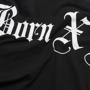 Born x Raised Blackletter Jumbo Arch Tee - Black