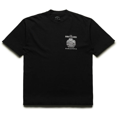 Born x Raised Paranoia Crest Tee - Black