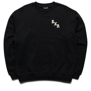 Born x Raised The Town Felt Letter Crewneck - Black