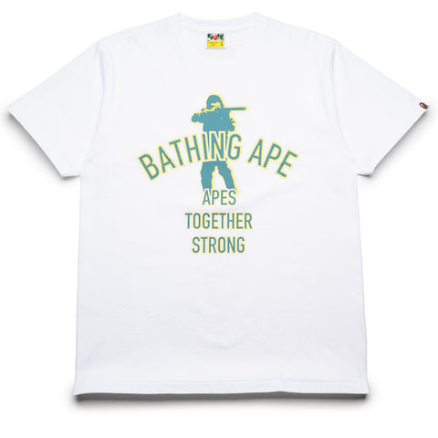 A Bathing Ape Soldier ATS Tee - White