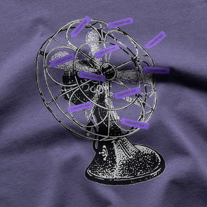 Carhartt WIP Fan Tee - Shady Purple
