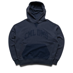 Criminal Damage Sun Faded Hoodie - Navy