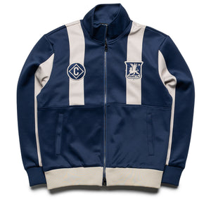 Criminal Damage Panel FC Track Jacket - Navy/Cream