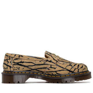 Dr. Martens Delapre Wild Embossed Suede Penny Loafer - Teak/Black