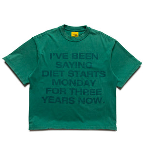 Diet Starts Monday 3 Year Tee - Olive