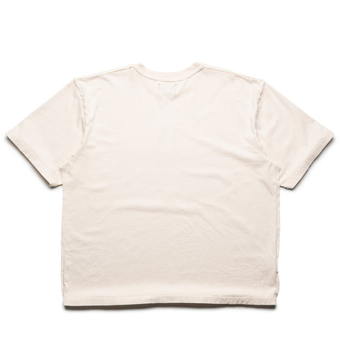 Diet Starts Monday Flame Spray Tee - Cream/Blue