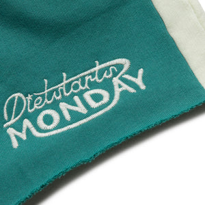 Diet Starts Monday Fleece Panel Shorts - Cream/Emerald