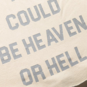Diet Starts Monday Heaven Or Hell Raglan Tee - Cream/Vintage Black