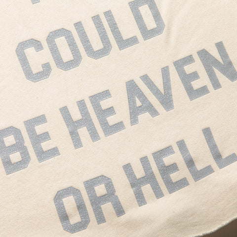 Diet Starts Monday Heaven Or Hell Raglan Tee - Cream/Vintage Black