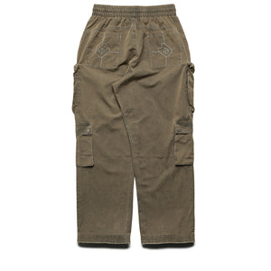 Diet Starts Monday Contrast Cargo Pants - Military Olive