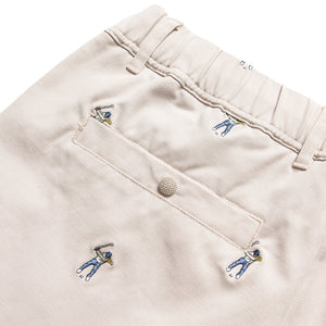 Eastside Golf Embroidered Woven Short - Pumice