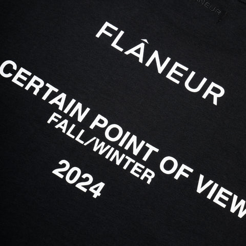 Flaneur Collection Tee - Black