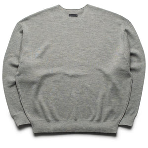 Fear Of God Essentials Merino L/S Crewneck Sweater - Concrete Heather