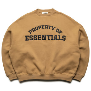 Fear Of God Essentials Property Lounge Crewneck - Dune