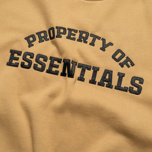 Fear Of God Essentials Property Lounge Crewneck - Dune