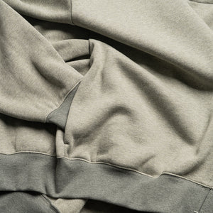 Fear Of God Essentials Signature Classic Full Zip Hoodie - Concrete Heather