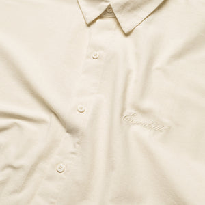 Fear Of God Essentials Signature Button Up Shirt - Ivory