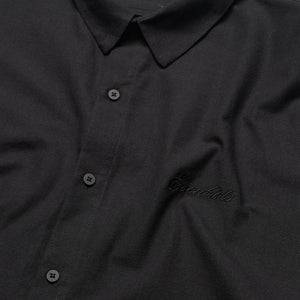 Fear Of God Essentials Signature Button Up Shirt - Black