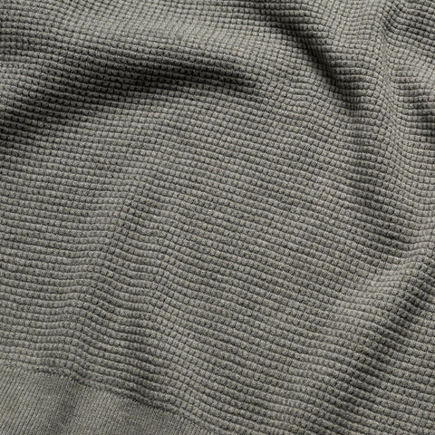Fear Of God Essentials Waffle L/S Crewneck Sweater - Concrete Heather