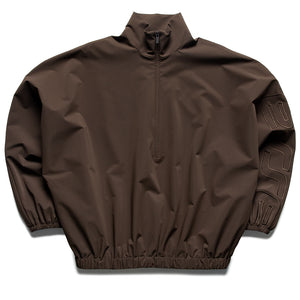 Fear Of God Essentials Active Trace 1/2 Zip Track Jacket - Brown