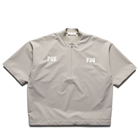 Fear Of God Essentials Half Zip Baseball Shirt - Seal