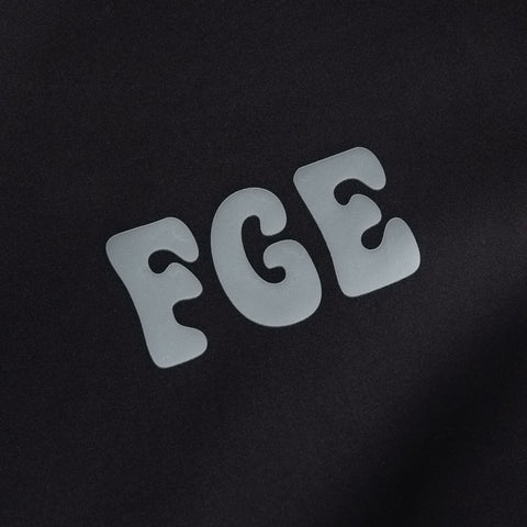 Fear Of God Essentials Half Zip Baseball Shirt - Vintage Black