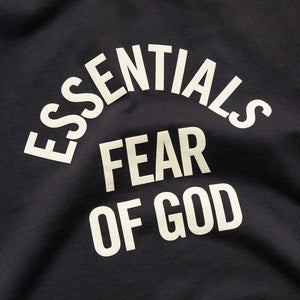 Kids Fear Of God Essentials Campus 90's S/S Tee - Faded Black
