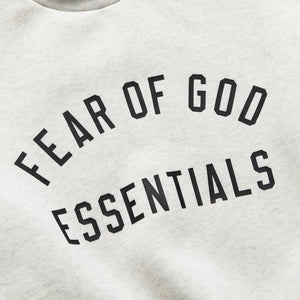 Kids Fear Of God Essentials Classic Crewneck - Oatmeal Heather/Light Heather