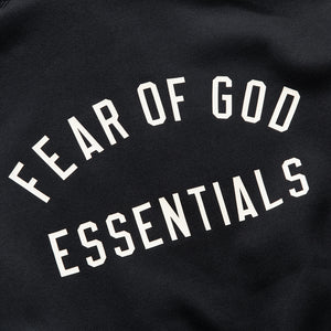 Kids Fear Of God Essentials Classic Full Zip Hoodie - Vintage Black