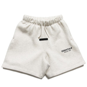 Kids Fear Of God Essentials Classic Short - Oatmeal Heather/Light Heather