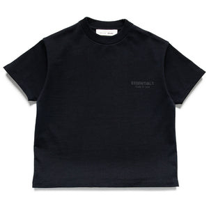 Kids Fear Of God Essentials Classic S/S Tee - Vintage Black