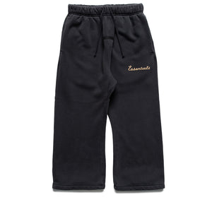 Kids Fear Of God Essentials Training Classic Fit Sweatpants - Faded Black