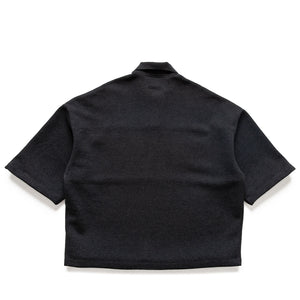 Fear Of God Essentials Cropped Paneled Polo - Iron Grey Heather/Seal Heather