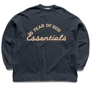 Fear Of God Essentials Training 90's L/S Tee - Faded Iron Grey