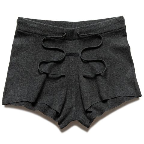 Women's Fear Of God Essentials Rib Knit Running Shorts - Iron Grey