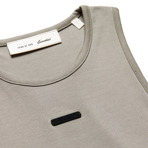Women's Fear Of God Essentials Soft Rib Racerback Dress - Seal