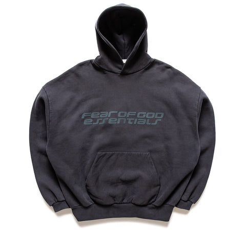 Fear Of God Essentials Heavy Fleece 90's Hoodie - Vintage Black
