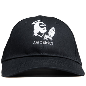 Fucking Awesome Am I Shit? 6-Panel Strapback - Black