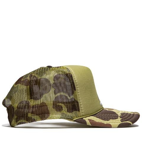 Fucking Awesome Gun Baby Soft Foam Trucker Hat - Washed Camo