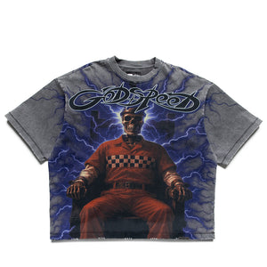 Godspeed New York Culture Shock Tee - Grey Wash