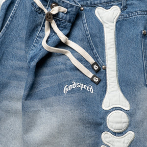 Godspeed New York Femur Denim Shorts - Blue