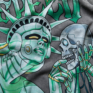 Godspeed New York Freedoms Protocol Tee - Grey Wash