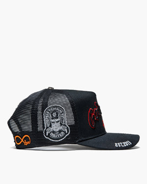 Godspeed New York GS Forever Trucker Hat - Black/Red