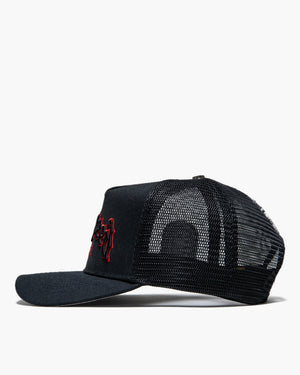 Godspeed New York GS Forever Trucker Hat - Black/Red