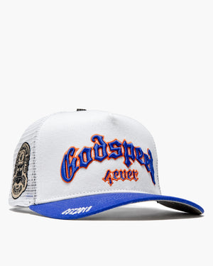 Godspeed New York GS Forever Trucker Hat - White/Blue