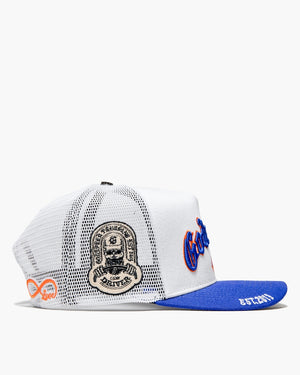 Godspeed New York GS Forever Trucker Hat - White/Blue