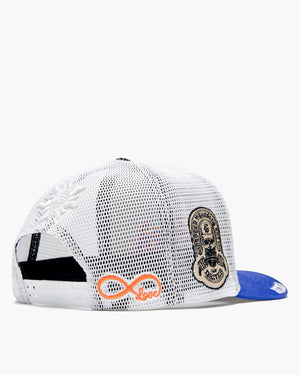 Godspeed New York GS Forever Trucker Hat - White/Blue