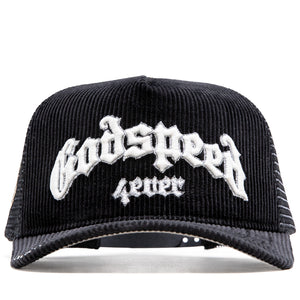 Godspeed New York GS Forever Trucker Hat - Black Corduroy