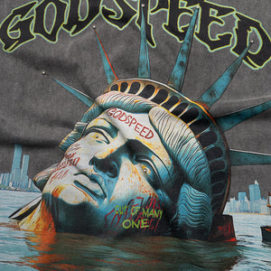 Godspeed New York Sunken Liberty Sleeveless Tee - Grey