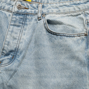 Godspeed New York OG Logo Flared Denim Printed - Blue
